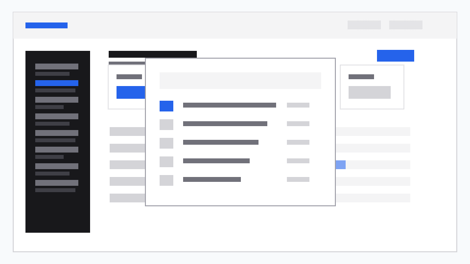 Command menu zoeken